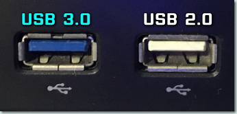 USB3.0 と USB2.0