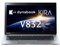 東芝 dynabook KIRA V832 ultrabook